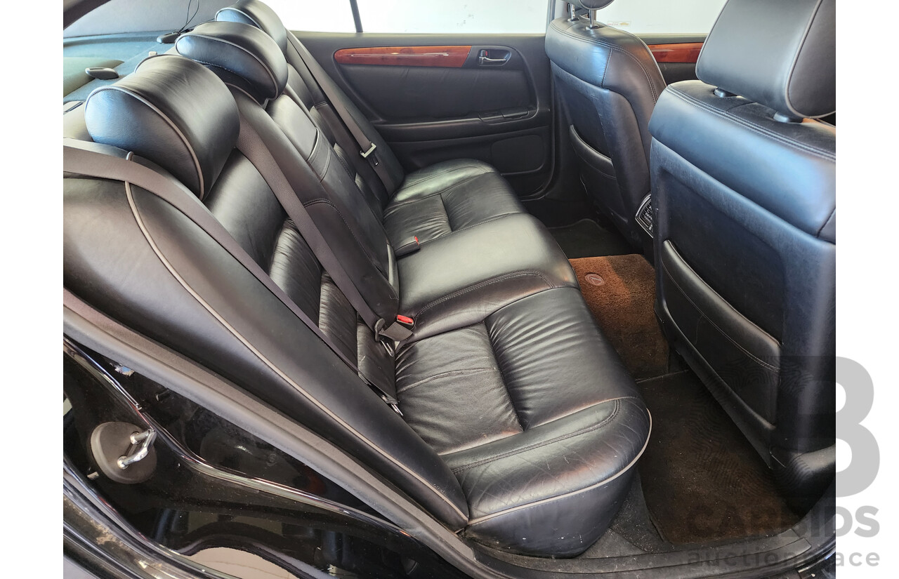 4/2001 Lexus Gs300  JZS160R 4d Saloon Black 3.0L