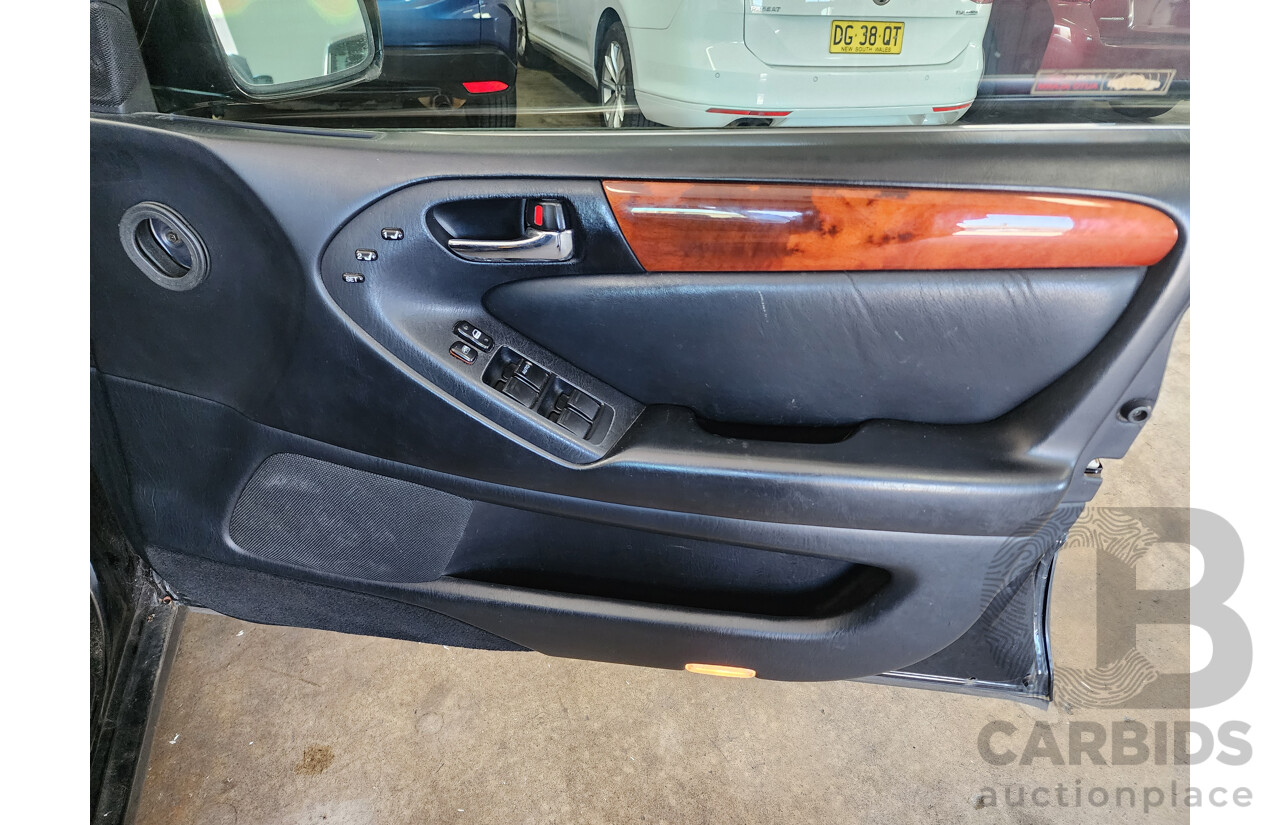 4/2001 Lexus Gs300  JZS160R 4d Saloon Black 3.0L