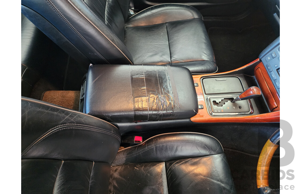 4/2001 Lexus Gs300  JZS160R 4d Saloon Black 3.0L