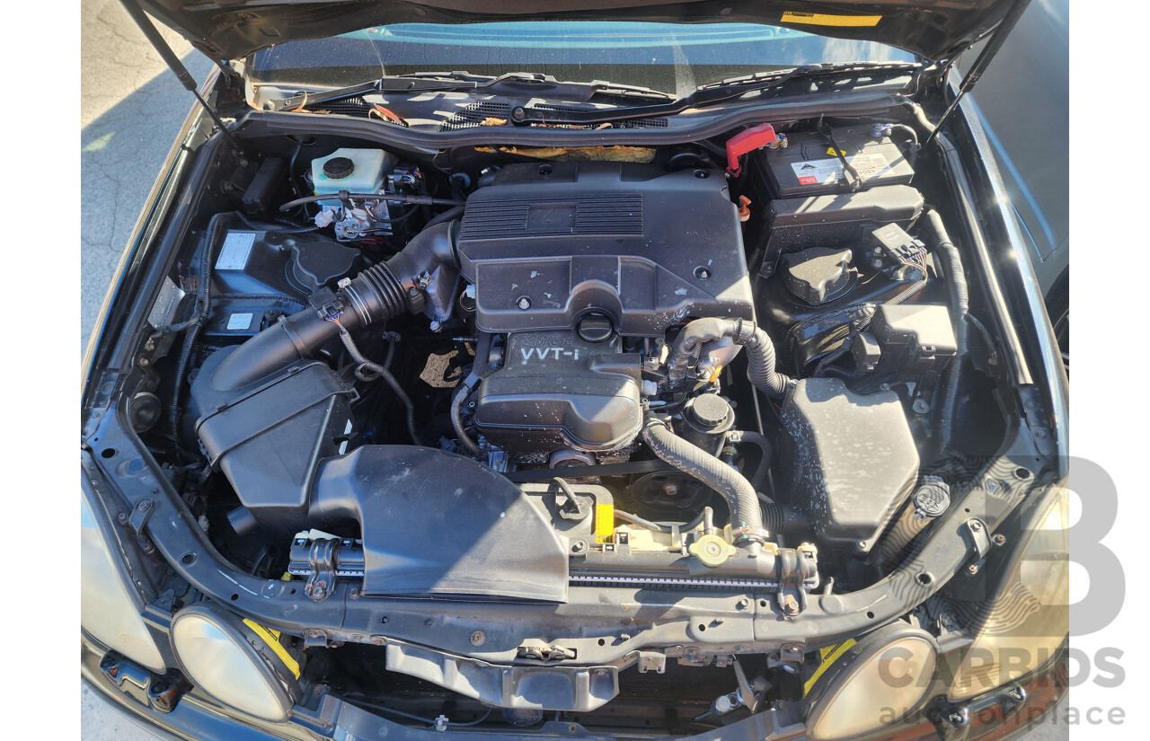4/2001 Lexus Gs300  JZS160R 4d Saloon Black 3.0L