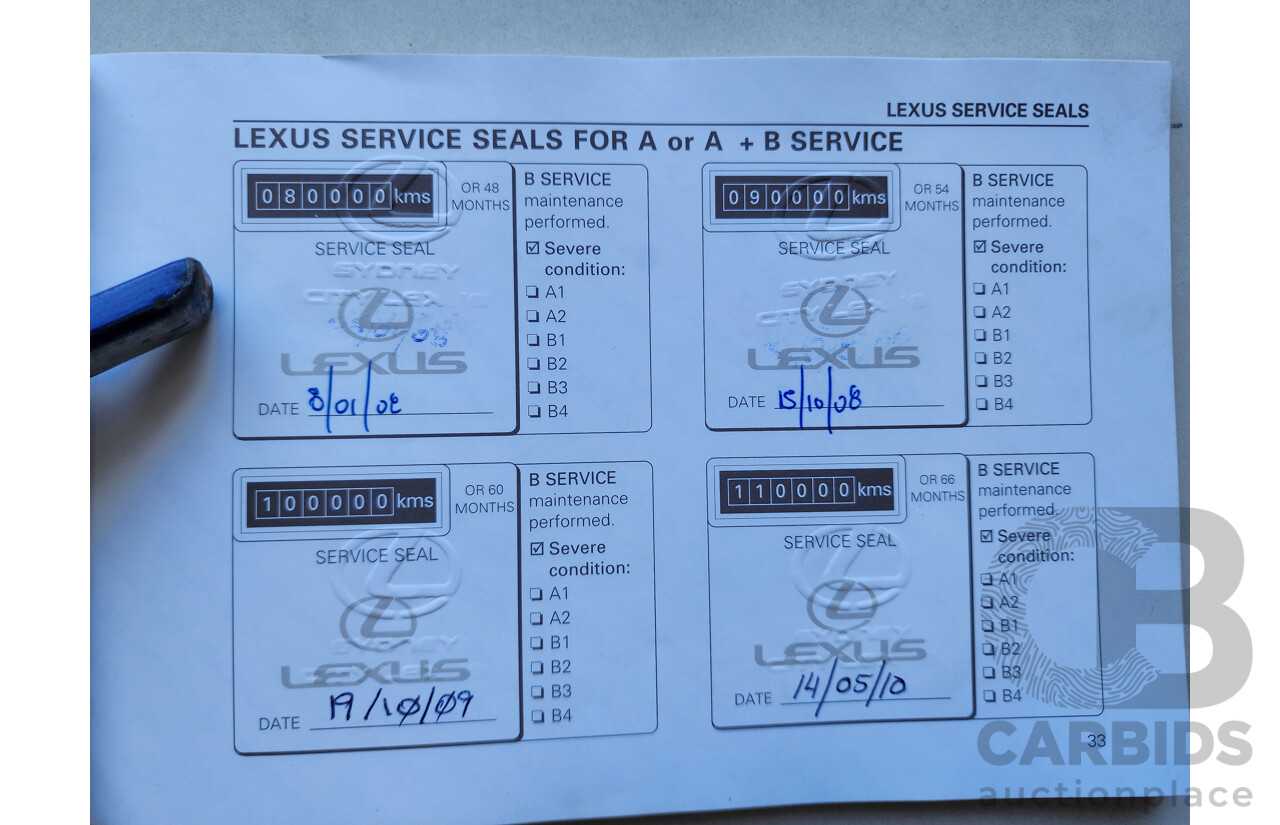 4/2001 Lexus Gs300  JZS160R 4d Saloon Black 3.0L