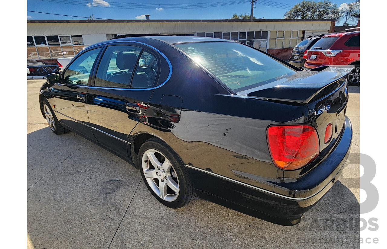 4/2001 Lexus Gs300  JZS160R 4d Saloon Black 3.0L