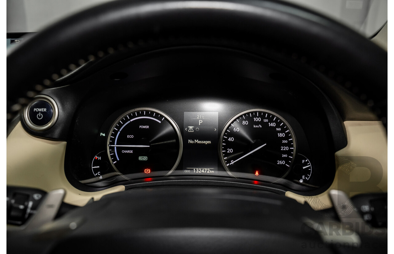 5/2015 Lexus Nx300h Sports Luxury Hybrid (AWD) AYZ15R 4d Wagon Vermillion Red Metallic 2.5L - Hybrid