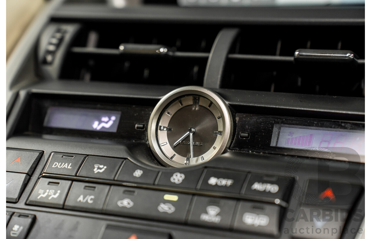 5/2015 Lexus Nx300h Sports Luxury Hybrid (AWD) AYZ15R 4d Wagon Vermillion Red Metallic 2.5L - Hybrid