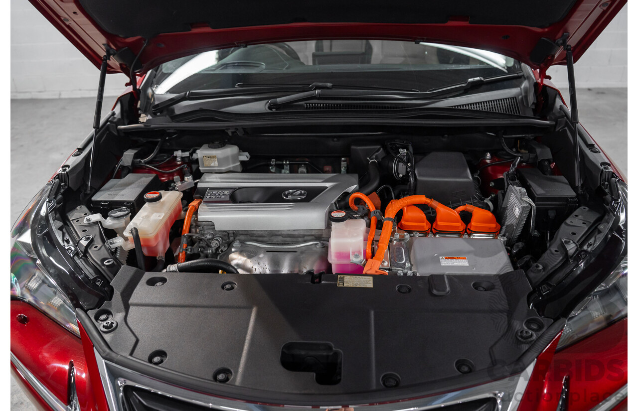 5/2015 Lexus Nx300h Sports Luxury Hybrid (AWD) AYZ15R 4d Wagon Vermillion Red Metallic 2.5L - Hybrid