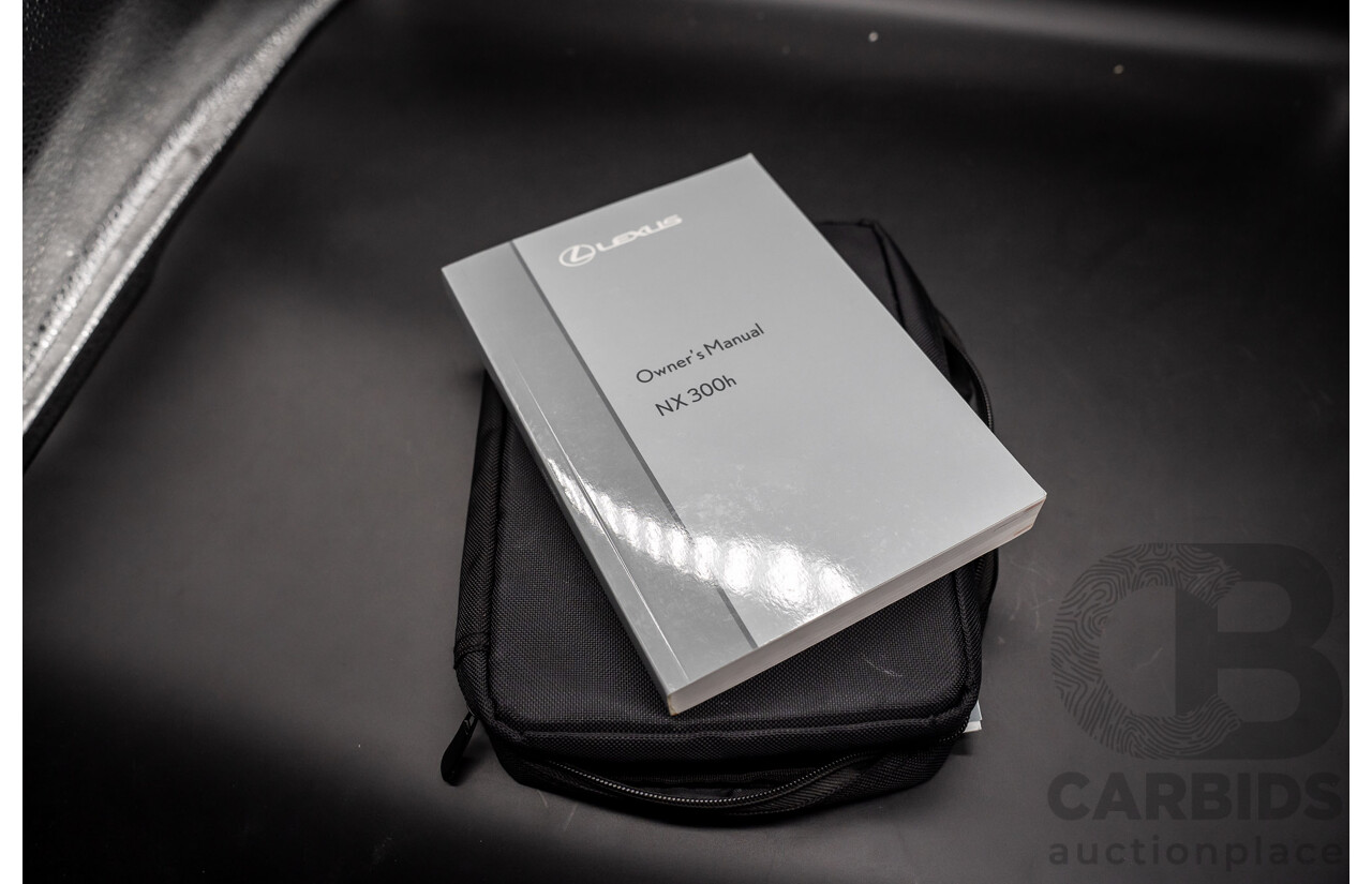 5/2015 Lexus Nx300h Sports Luxury Hybrid (AWD) AYZ15R 4d Wagon Vermillion Red Metallic 2.5L - Hybrid