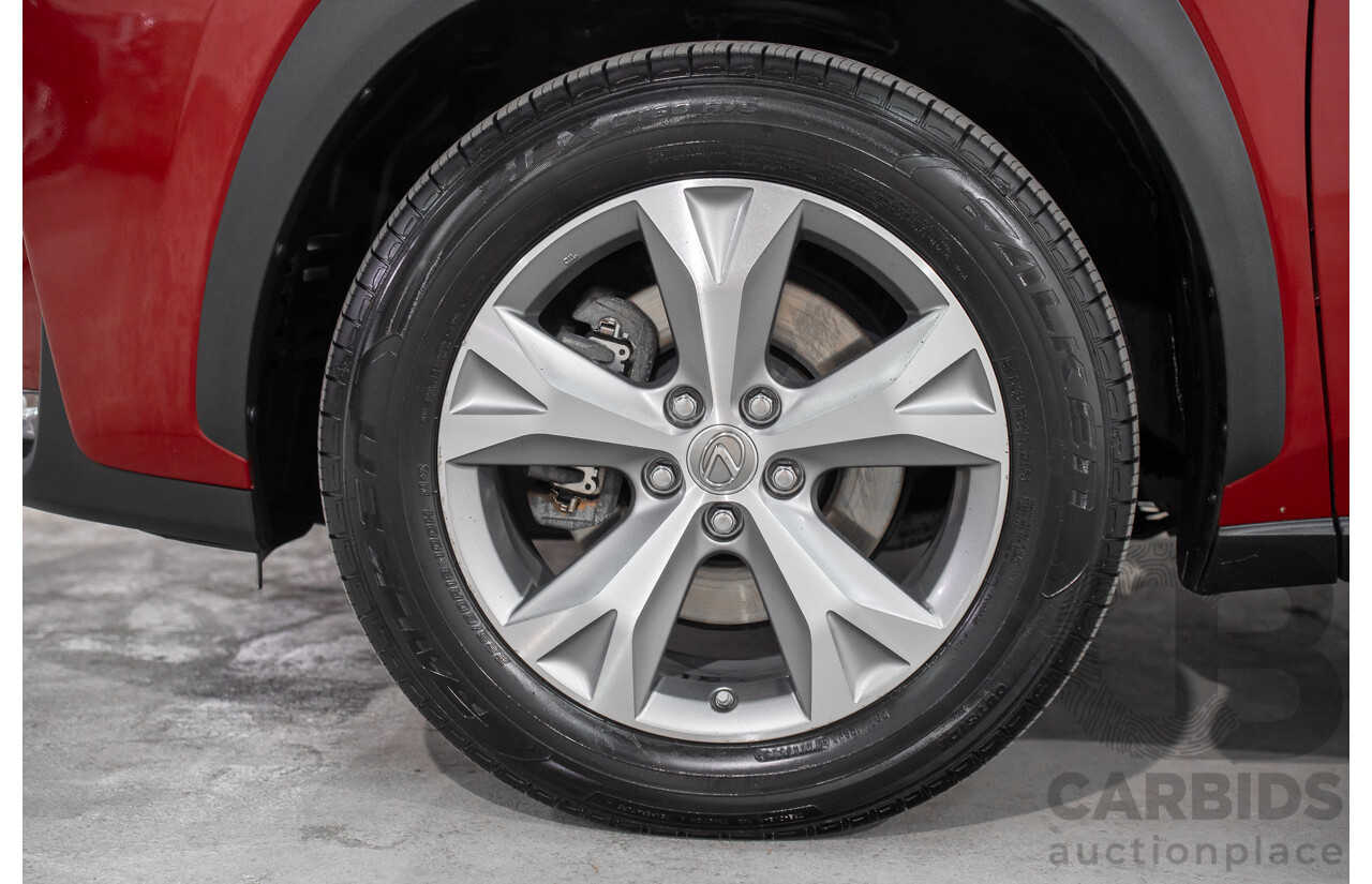 5/2015 Lexus Nx300h Sports Luxury Hybrid (AWD) AYZ15R 4d Wagon Vermillion Red Metallic 2.5L - Hybrid