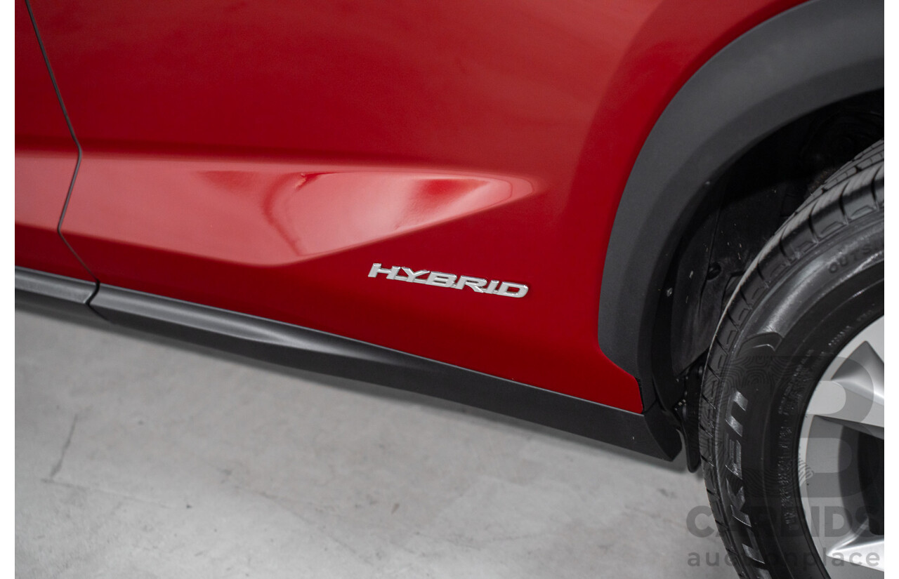 5/2015 Lexus Nx300h Sports Luxury Hybrid (AWD) AYZ15R 4d Wagon Vermillion Red Metallic 2.5L - Hybrid