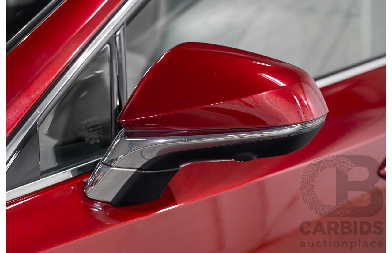 5/2015 Lexus Nx300h Sports Luxury Hybrid (AWD) AYZ15R 4d Wagon Vermillion Red Metallic 2.5L - Hybrid