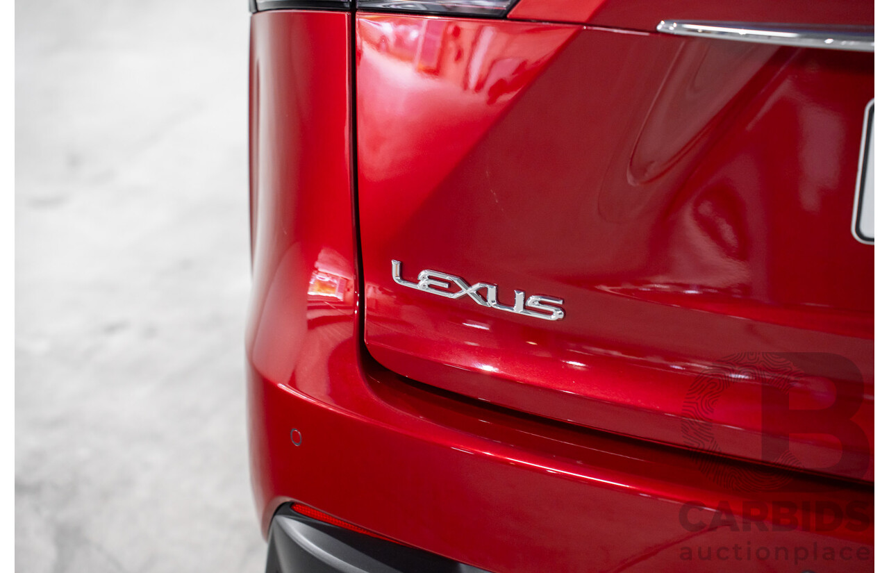 5/2015 Lexus Nx300h Sports Luxury Hybrid (AWD) AYZ15R 4d Wagon Vermillion Red Metallic 2.5L - Hybrid