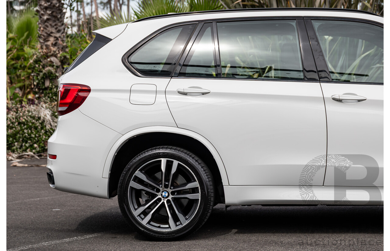 1/2015 BMW X5 M50d F15 (AWD) MY15 4d Wagon Alpine White Triple Turbo Diesel 3.0L