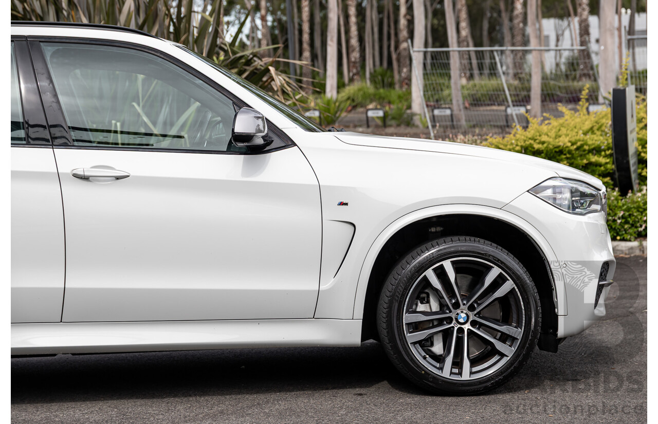 1/2015 BMW X5 M50d F15 (AWD) MY15 4d Wagon Alpine White Triple Turbo Diesel 3.0L