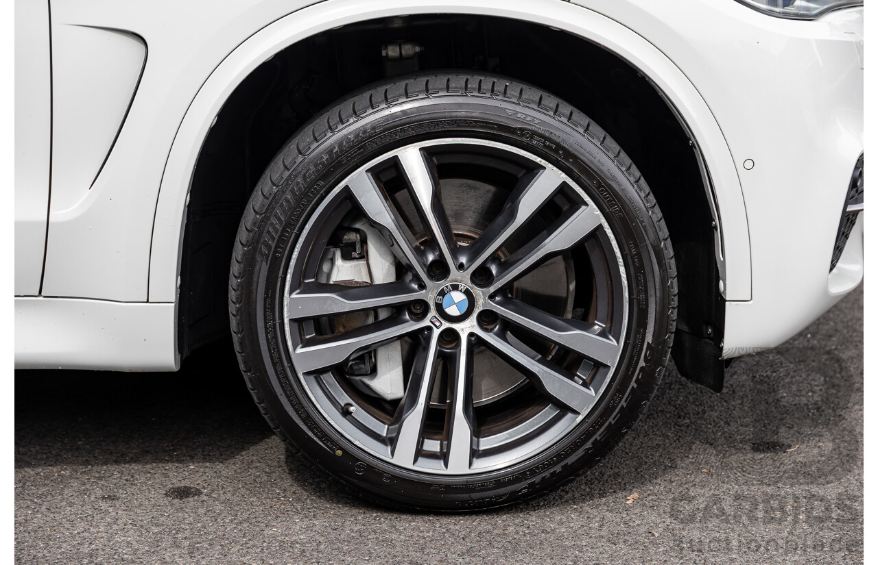 1/2015 BMW X5 M50d F15 (AWD) MY15 4d Wagon Alpine White Triple Turbo Diesel 3.0L