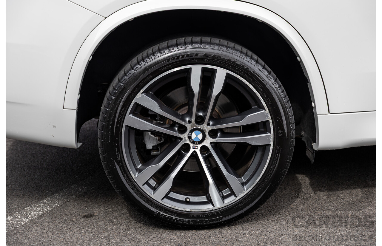 1/2015 BMW X5 M50d F15 (AWD) MY15 4d Wagon Alpine White Triple Turbo Diesel 3.0L