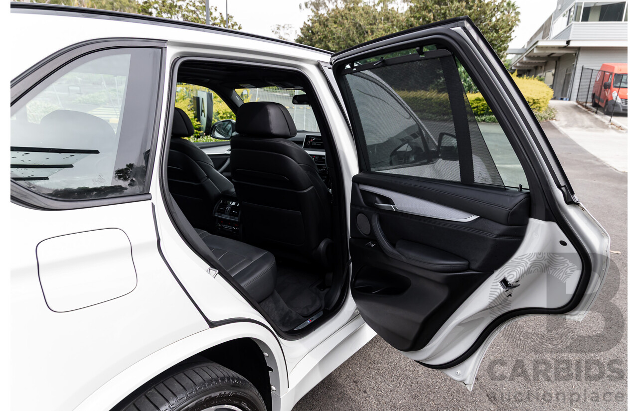 1/2015 BMW X5 M50d F15 (AWD) MY15 4d Wagon Alpine White Triple Turbo Diesel 3.0L