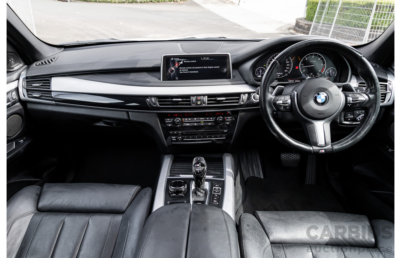 1/2015 BMW X5 M50d F15 (AWD) MY15 4d Wagon Alpine White Triple Turbo Diesel 3.0L