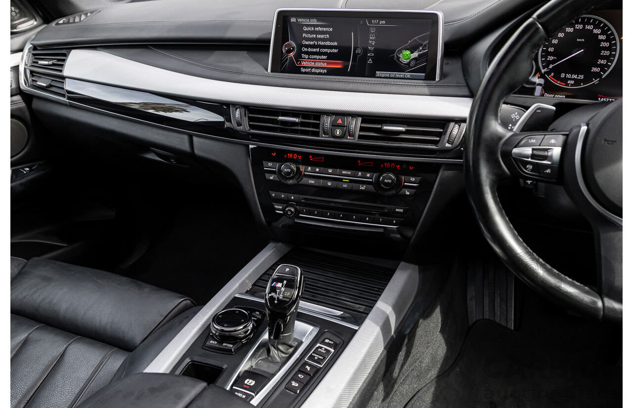 1/2015 BMW X5 M50d F15 (AWD) MY15 4d Wagon Alpine White Triple Turbo Diesel 3.0L