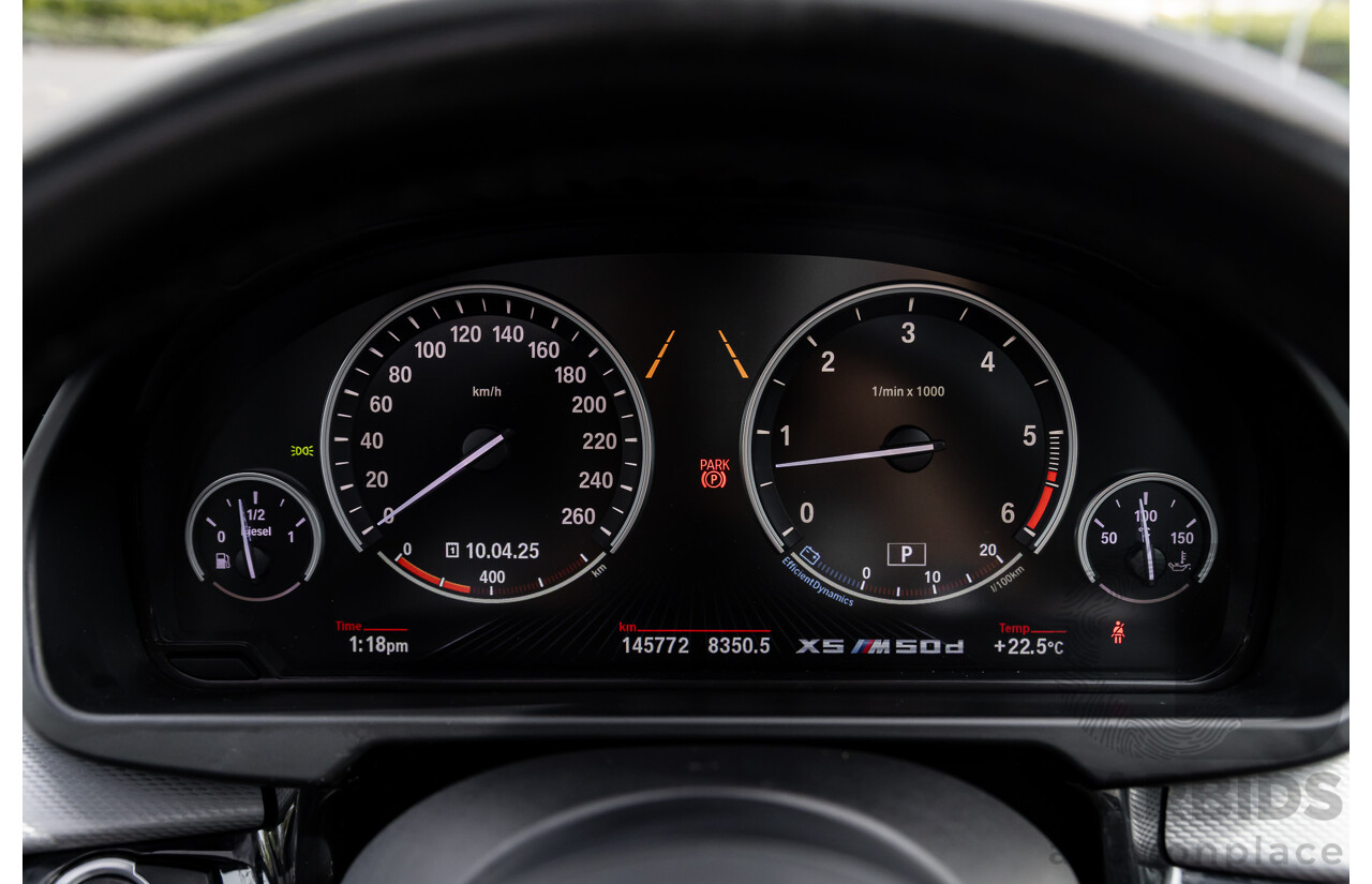 1/2015 BMW X5 M50d F15 (AWD) MY15 4d Wagon Alpine White Triple Turbo Diesel 3.0L