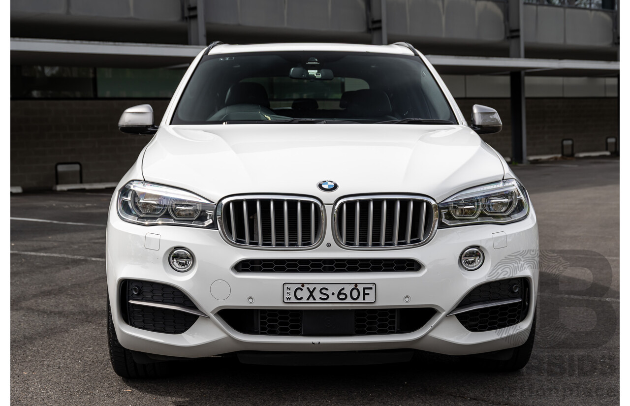 1/2015 BMW X5 M50d F15 (AWD) MY15 4d Wagon Alpine White Triple Turbo Diesel 3.0L