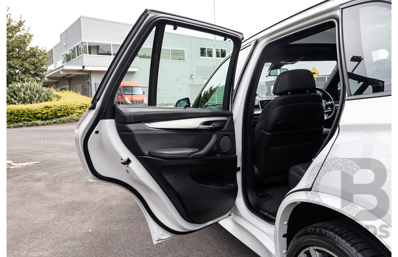 1/2015 BMW X5 M50d F15 (AWD) MY15 4d Wagon Alpine White Triple Turbo Diesel 3.0L