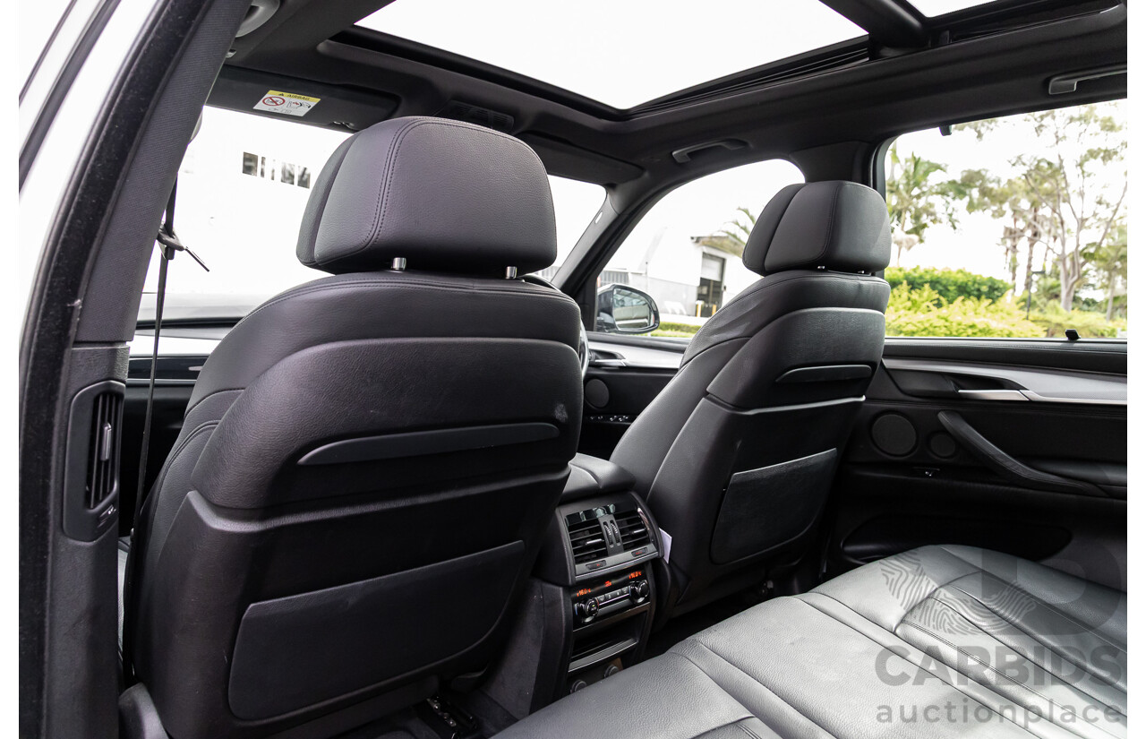 1/2015 BMW X5 M50d F15 (AWD) MY15 4d Wagon Alpine White Triple Turbo Diesel 3.0L