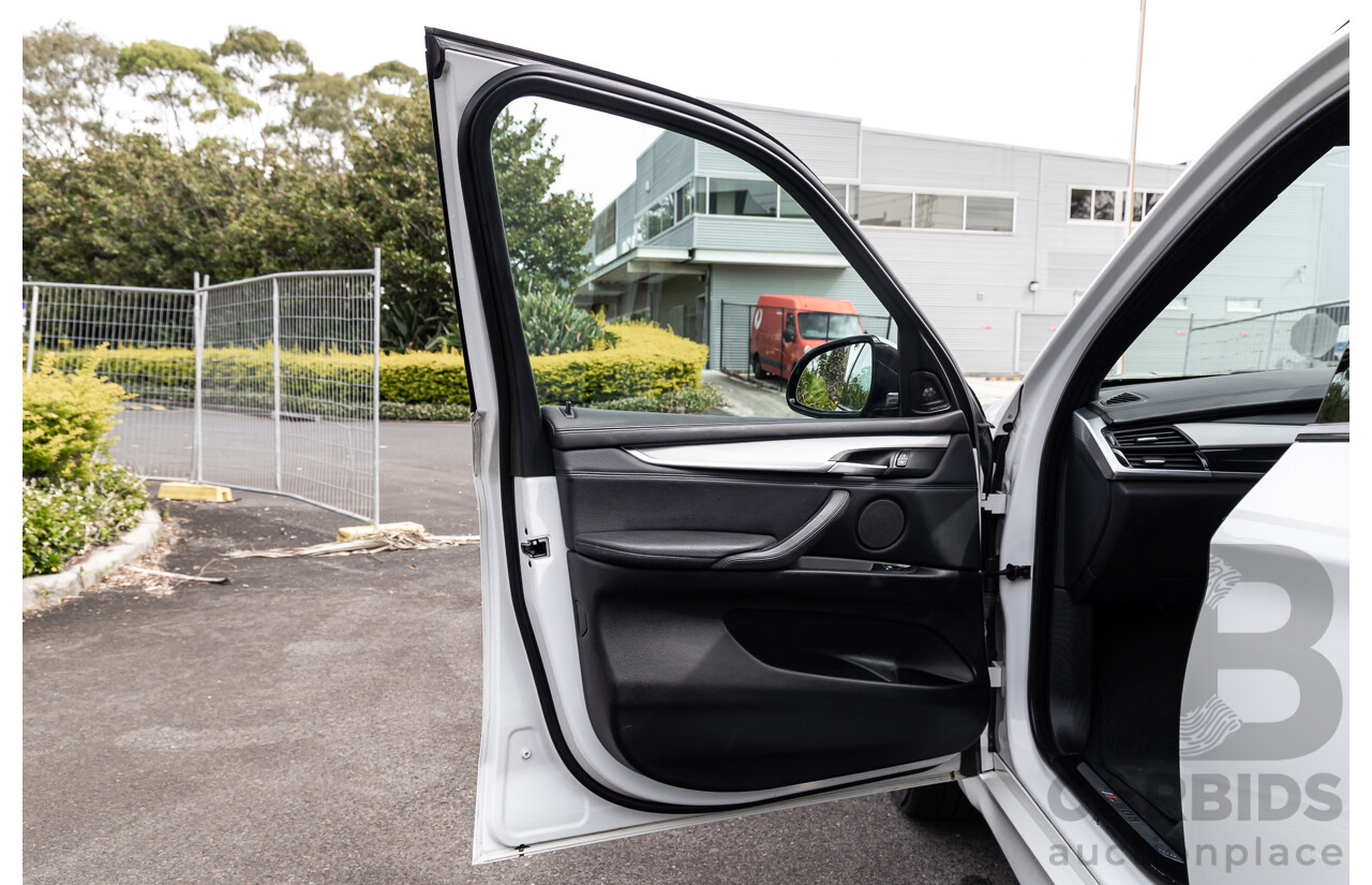 1/2015 BMW X5 M50d F15 (AWD) MY15 4d Wagon Alpine White Triple Turbo Diesel 3.0L