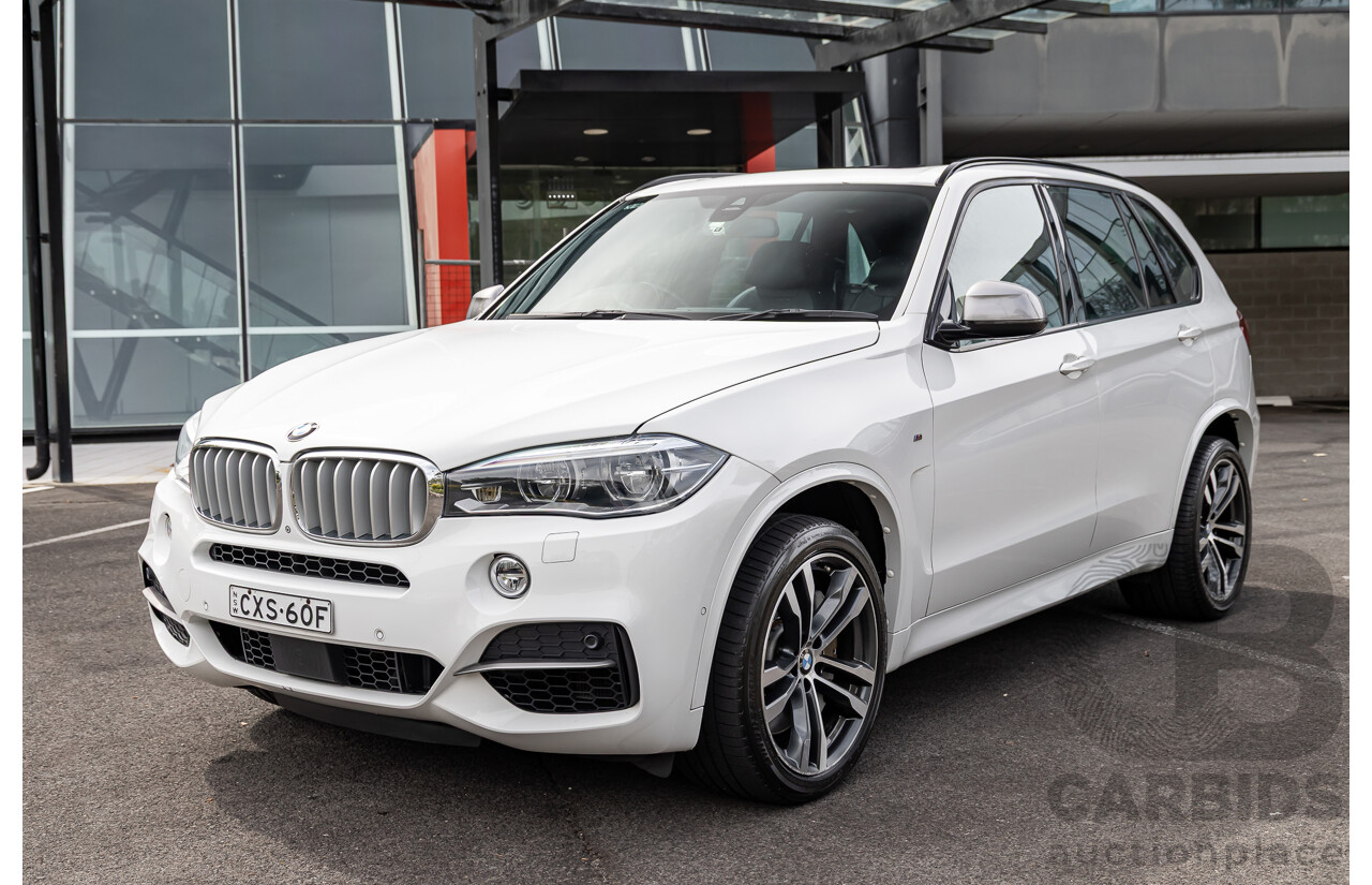 1/2015 BMW X5 M50d F15 (AWD) MY15 4d Wagon Alpine White Triple Turbo Diesel 3.0L