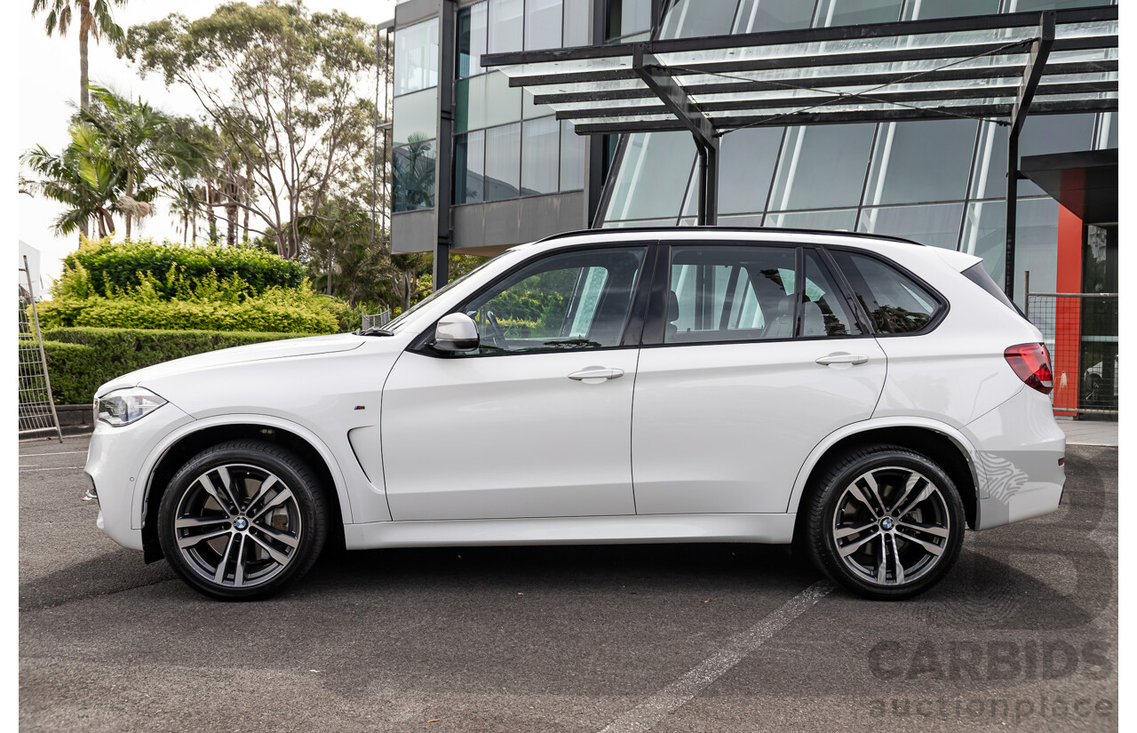 1/2015 BMW X5 M50d F15 (AWD) MY15 4d Wagon Alpine White Triple Turbo Diesel 3.0L