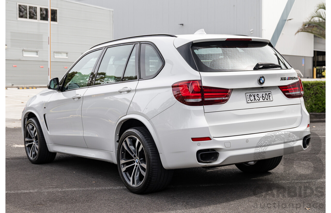 1/2015 BMW X5 M50d F15 (AWD) MY15 4d Wagon Alpine White Triple Turbo Diesel 3.0L