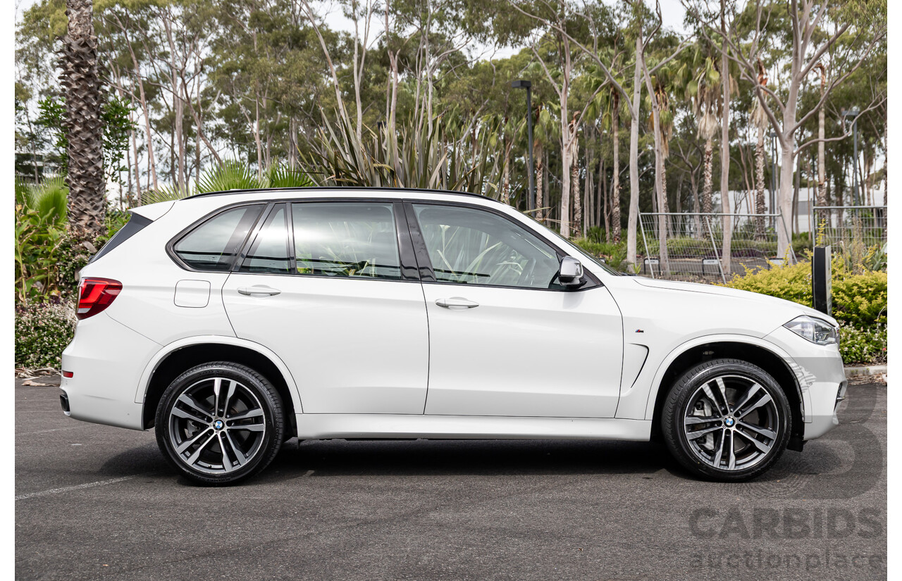 1/2015 BMW X5 M50d F15 (AWD) MY15 4d Wagon Alpine White Triple Turbo Diesel 3.0L