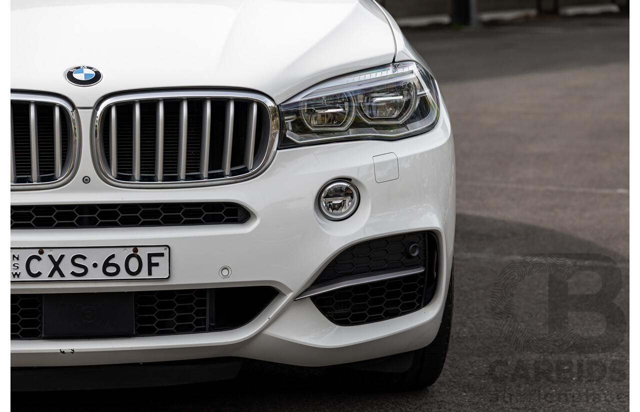 1/2015 BMW X5 M50d F15 (AWD) MY15 4d Wagon Alpine White Triple Turbo Diesel 3.0L