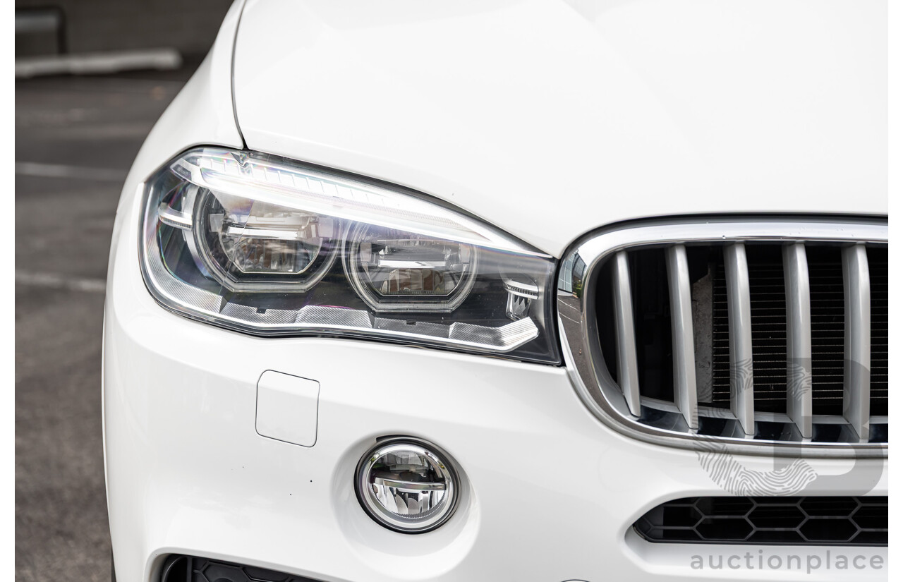1/2015 BMW X5 M50d F15 (AWD) MY15 4d Wagon Alpine White Triple Turbo Diesel 3.0L