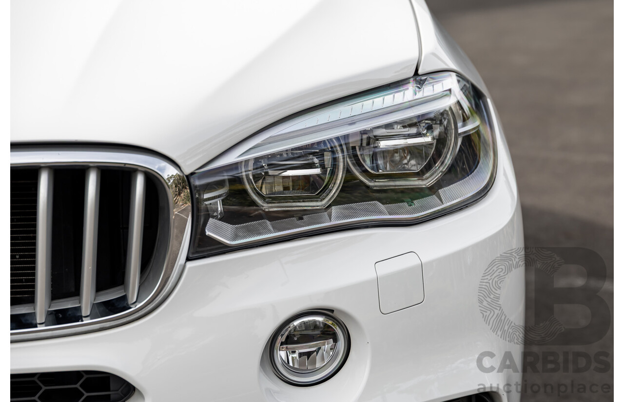 1/2015 BMW X5 M50d F15 (AWD) MY15 4d Wagon Alpine White Triple Turbo Diesel 3.0L