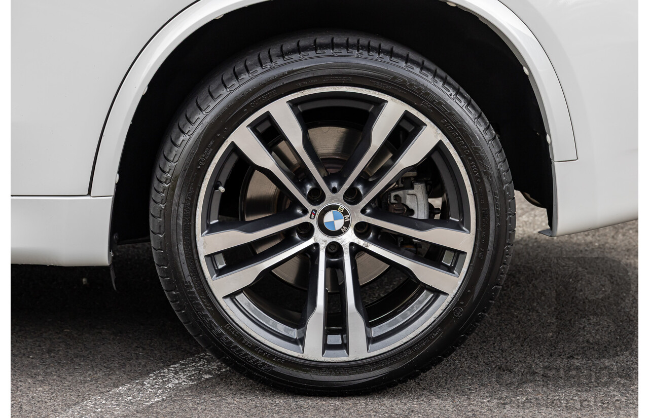 1/2015 BMW X5 M50d F15 (AWD) MY15 4d Wagon Alpine White Triple Turbo Diesel 3.0L