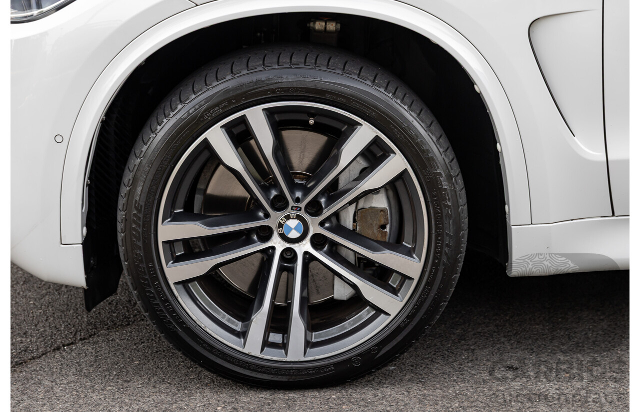 1/2015 BMW X5 M50d F15 (AWD) MY15 4d Wagon Alpine White Triple Turbo Diesel 3.0L