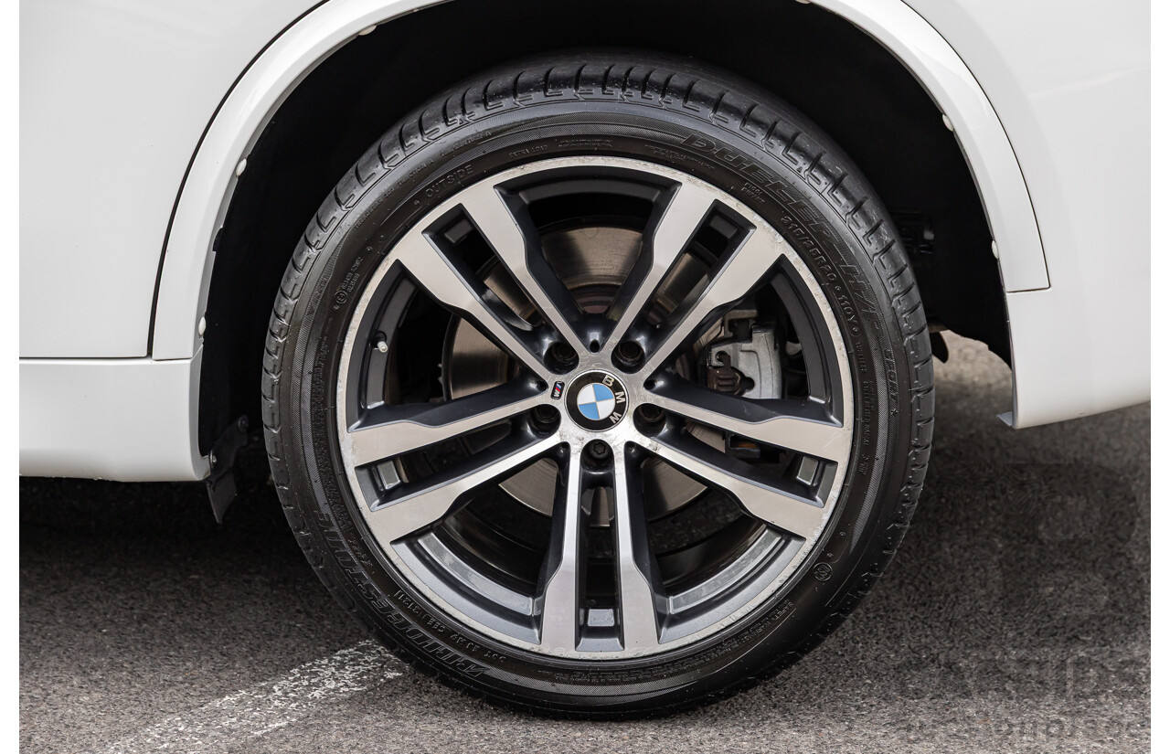 1/2015 BMW X5 M50d F15 (AWD) MY15 4d Wagon Alpine White Triple Turbo Diesel 3.0L