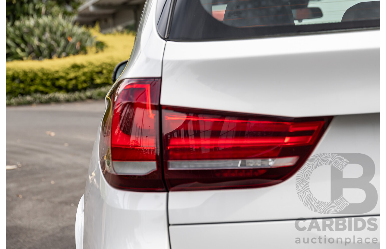 1/2015 BMW X5 M50d F15 (AWD) MY15 4d Wagon Alpine White Triple Turbo Diesel 3.0L