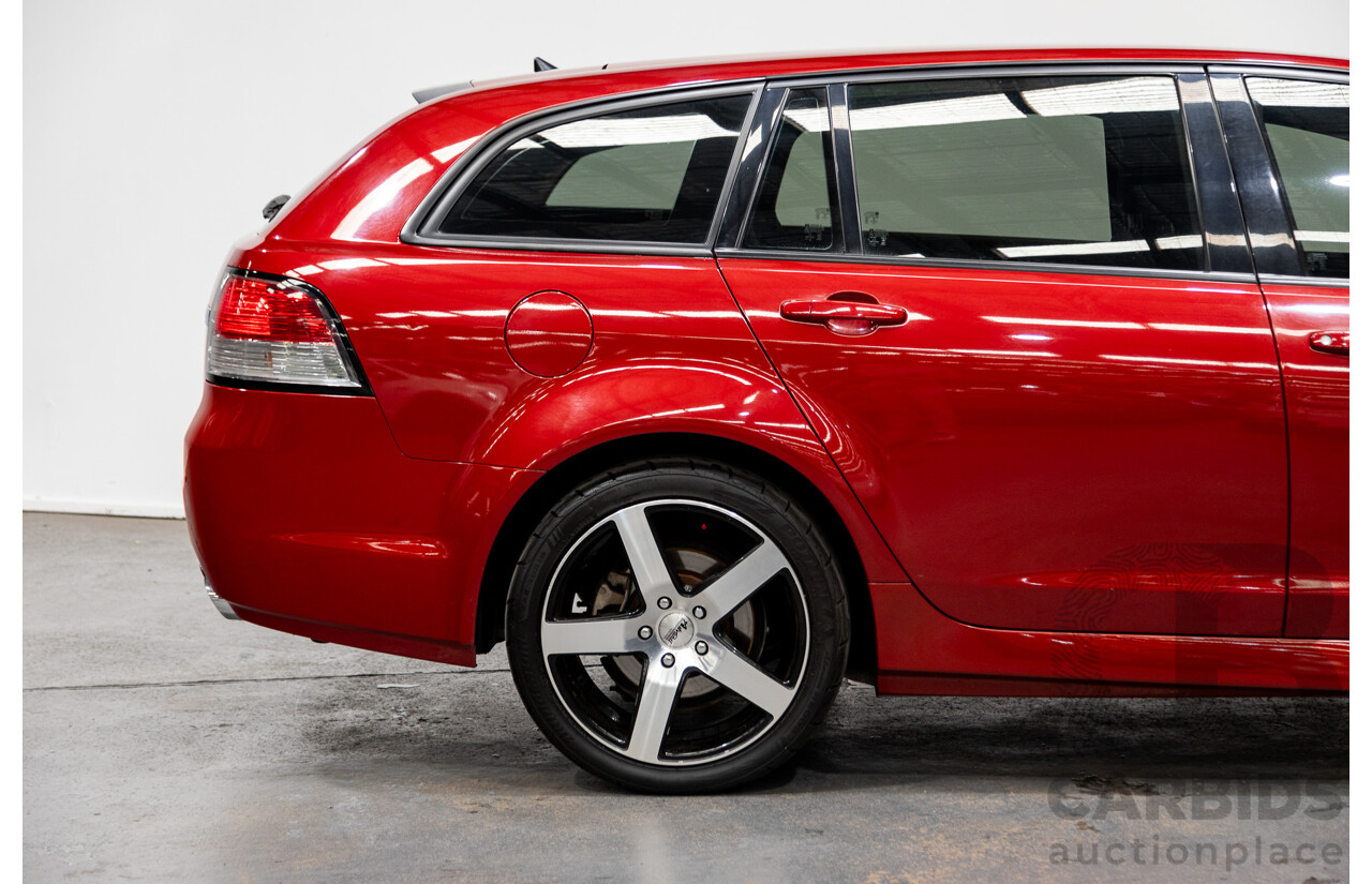 5/2012 Holden Commodore SV6 VE II MY12 4d Sportwagon Red 3.6L