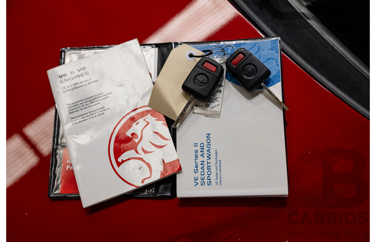 5/2012 Holden Commodore SV6 VE II MY12 4d Sportwagon Red 3.6L