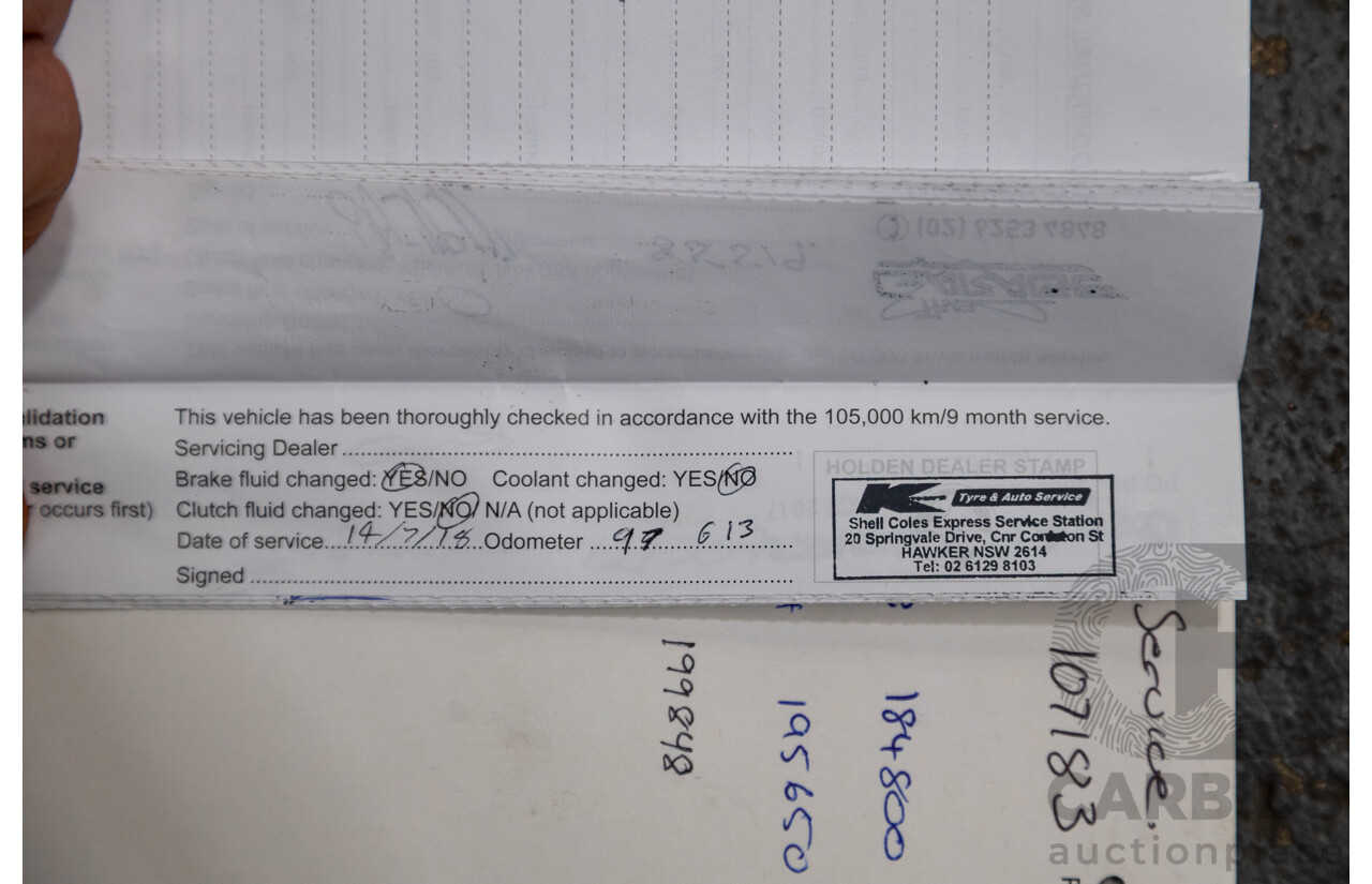 5/2012 Holden Commodore SV6 VE II MY12 4d Sportwagon Red 3.6L