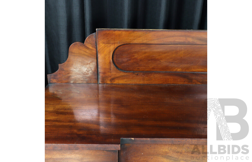 Victorian Rosewood Twin Pedestal Sideboard