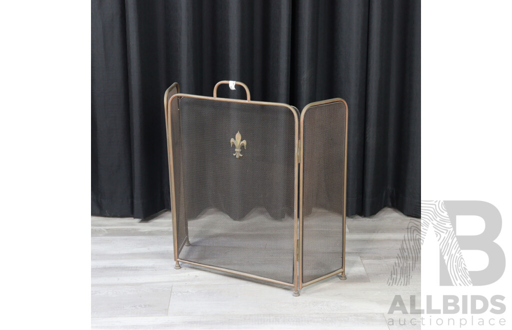 Brass Fire Screen