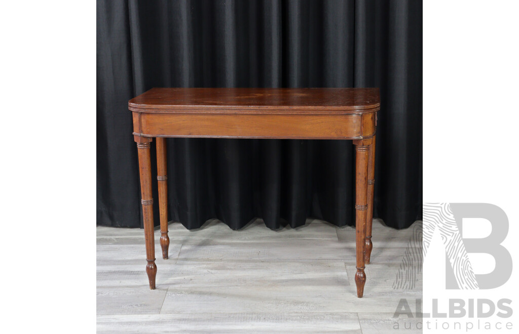 Victorian Mahogany Foldover Pembroke Table