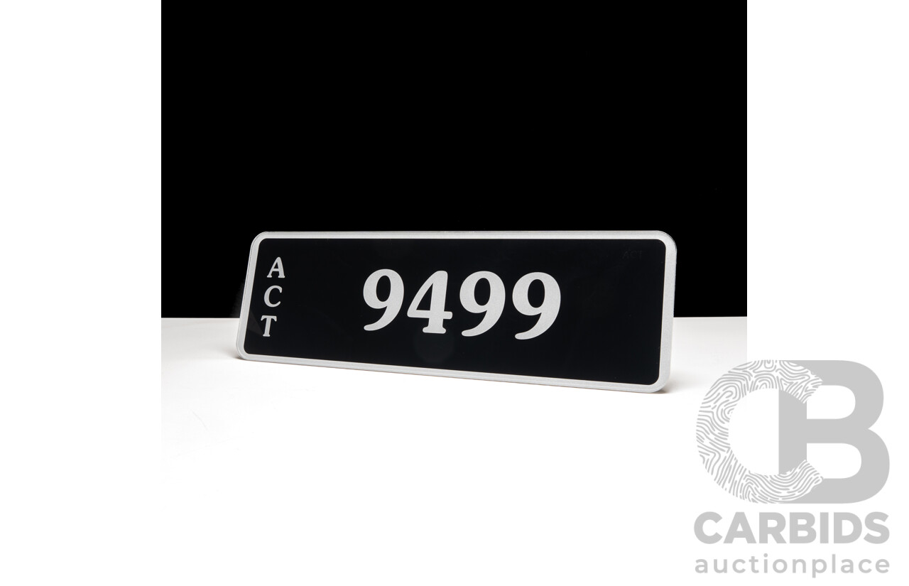 ACT 4-Digit Number Plate - 9499