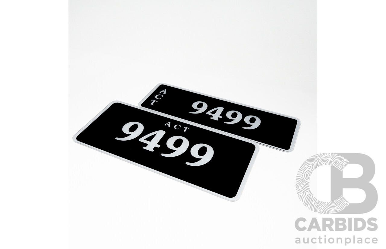 ACT 4-Digit Number Plate - 9499