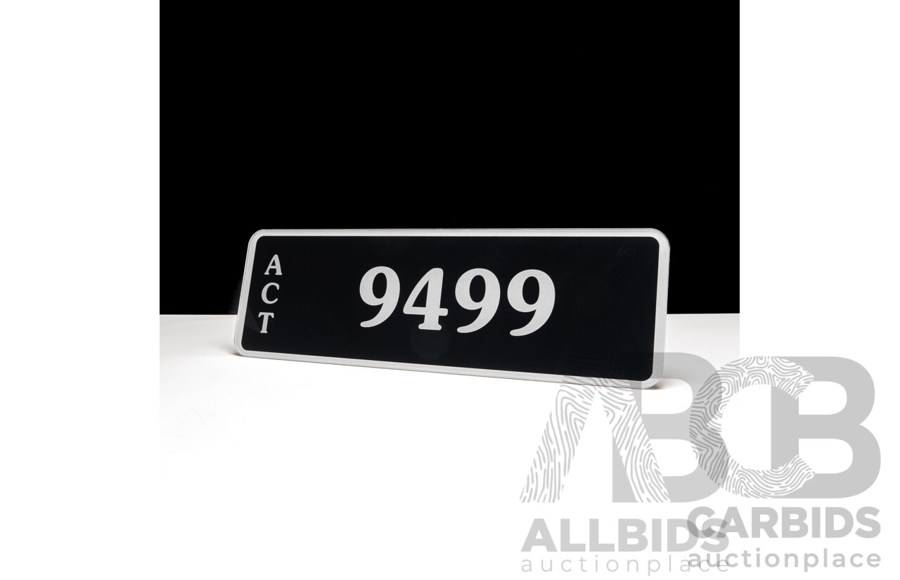 ACT 4-Digit Number Plate - 9499