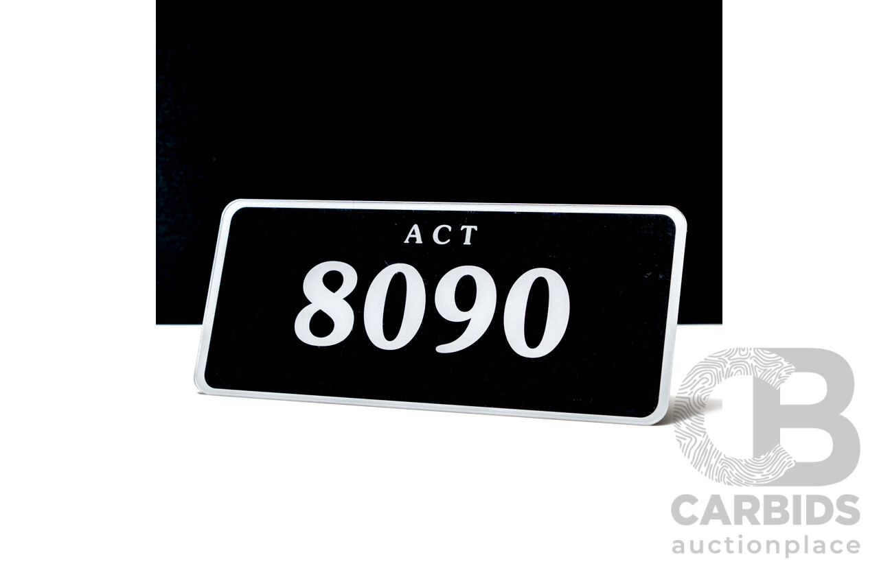 ACT 4-Digit Number Plate - 8090