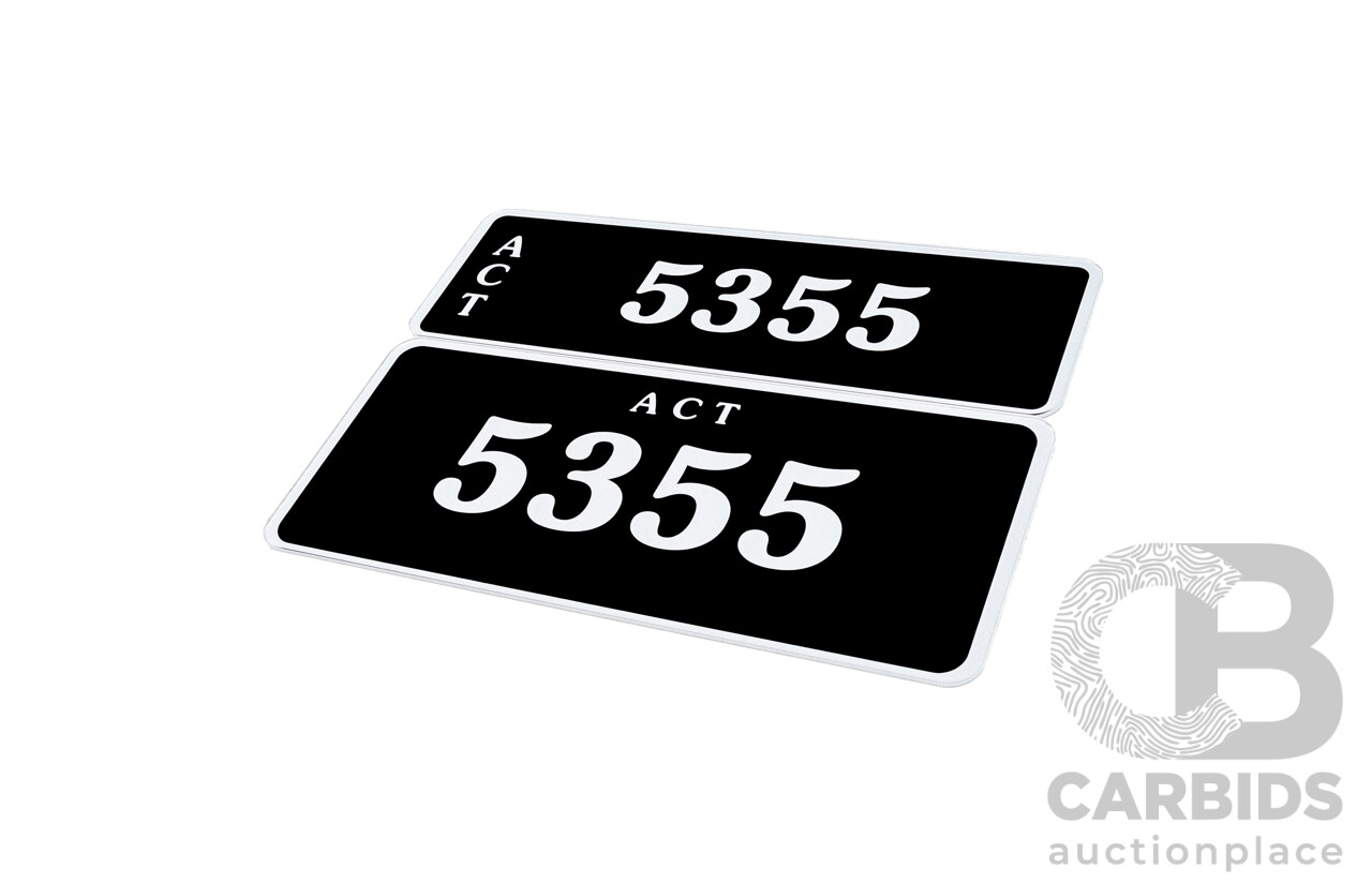 ACT 4-Digit Number Plate - 5355
