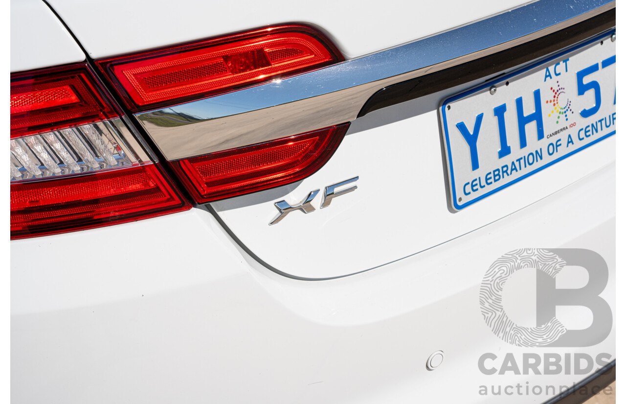 6/2012 Jaguar XF 5.0 V8 Luxury MY12 4d Sedan Polaris White V8 5.0L