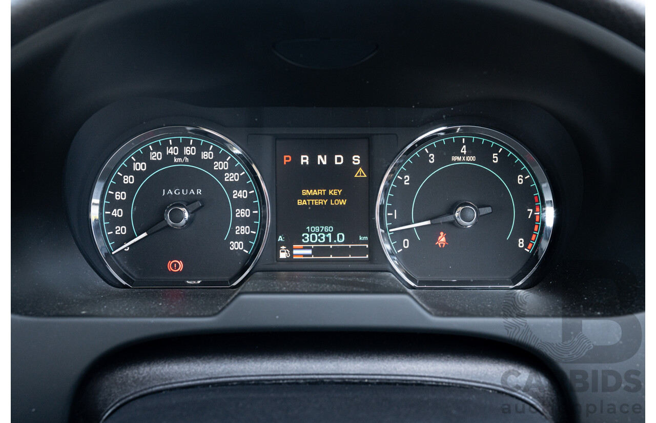 6/2012 Jaguar XF 5.0 V8 Luxury MY12 4d Sedan Polaris White V8 5.0L